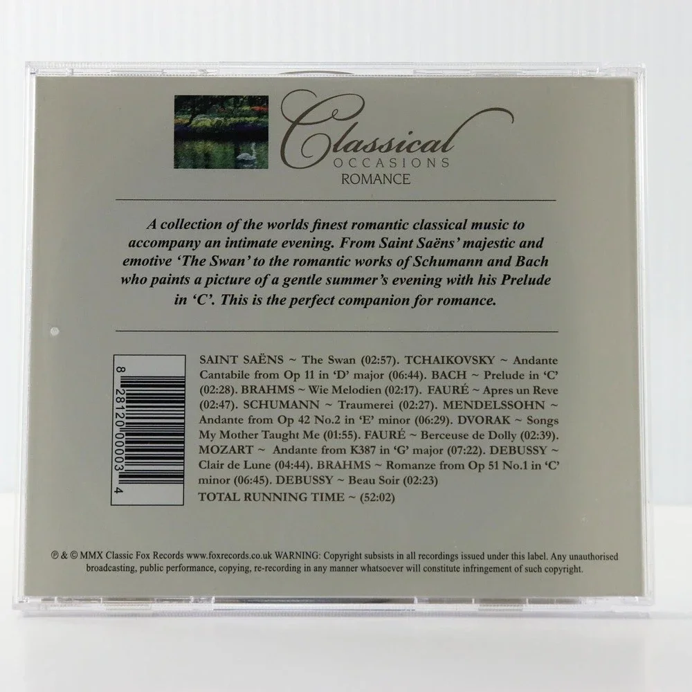 Classical Occasions - Romance: Evocative Music (CD, 2010, Classic Fox) CFR0003 - Picture 2 of 6
